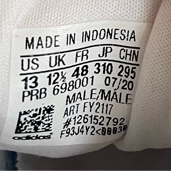 Adidas Swift Run FY2117 Men’s White Mesh Sneakers Sz 13 - Picture 3 of 4